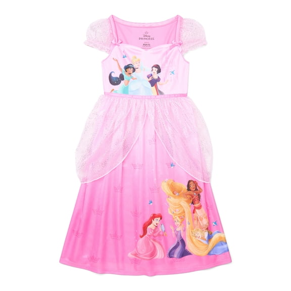 Disney Girls Princess Fantasy Dress Gown, Sizes 4-12