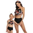 thumbnail image 5 of FLMEI Family Swimwear Two Pieces Parent-Child Bikini Set Ruffles Tank Tops Swimwear Halter for Kids Toddler Mom Bathing Suits, 5 of 7