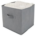 thumbnail image 3 of Simplify Collapsible Fabric Storage Cube in Grey, 3 of 6