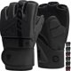 thumbnail image 1 of Guantes de artes marciales mixtas RDX Grappling Sparring, medio dedo, piel maya, 1 of 8