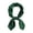 Green, variant on BRICH Women's Solid Color Square Neck Scarf Satin Hair Bandanas Handbags Scarf Yellow One Size