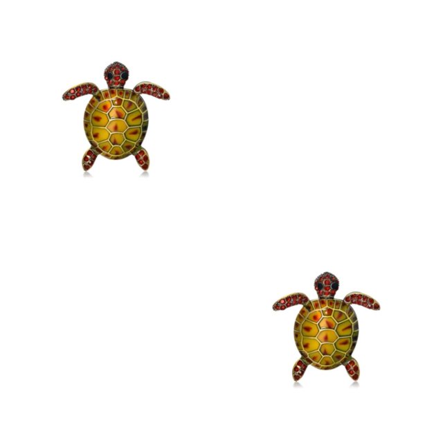 Qarigey Broche de aleación para hombres y mujeres, broche decorativo que no se desvanece, anticorrosivo, con forma de Animal, broche de Tipo 2 2piezas