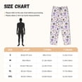 thumbnail image 3 of Pofeuu Lavender Flowers Print Women's Fashion Pajama Pants with Pockets Comfy Drawstring Sleep Lounge Bottoms-Medium, 3 of 6