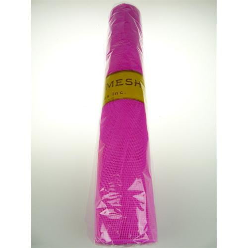Floral Mesh Wrap for Wreaths, 21-inch, 10-yard, Fuchsia