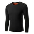 thumbnail image 5 of WTOBBY Men's Lined Sweatshirt with Premium Heavy-Weight Fleece, Thick Thermal Pullover for Warmth and Comfort in Cold Weather Conditions,Black XL, 5 of 6