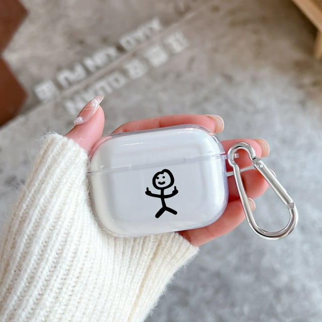 Matchman Cartoon Silicon Case For Apple Airpods 1 or 2 Shockproof Cover For AirPods 3 Pro Pro2 Transparent Earphone Protector FJH