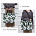 thumbnail image 6 of FORMRS 16" Laptop Bag Carrying Sleeve Case with Handle Travel Shoulder Briefcase, Gold Geometric Pattern, 6 of 8