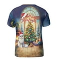 thumbnail image 2 of Merry Christmas Persian Santa Hat Xmas Tree Winter Holiday All Over Print 3D Shirt Unisex Merch Cat Lover Kitten Owner Gifts - 01013, 2 of 6