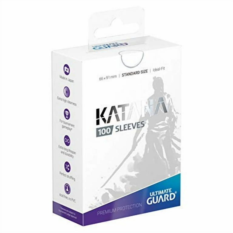 Ultimate Guard Katana Sleeves Standard Size White (100) - Walmart.com