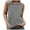 Grey, variant on TSADFHJI Tank Tops for Women Loose Fit Pack Women Vest Sleeveless Tanks Summer Casual Tops O Neck Solid Color Casual Shirts Slim Fit Blouse Xxl White