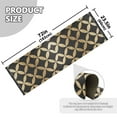 thumbnail image 5 of Yayeee Runner Rug for Bedroom 2'x6' Machine Washable Hallway Non Slip Mat, Black Geometric, 5 of 8