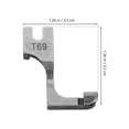 thumbnail image 2 of LOVEVER 2 Pcs Pied-de-Biche Invisible Réglable pour Machine à Coudre Industrielle Compatible avec Brother Singer et Plus, 2 of 8