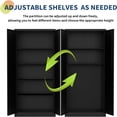 thumbnail image 7 of EastVita 71 Inch Tall Heavy Duty Metal Storage Cabinet with Lock 2 Doors and 4 Adjustable Shelves, 7 of 7