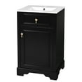 thumbnail image 3 of 20-inch Bathroom Vanity With Ceramic Sink, Compact Structure, And Adjustable Shelf For Space Optimization Solid Craftsmanship, Upgrade, 3 of 7