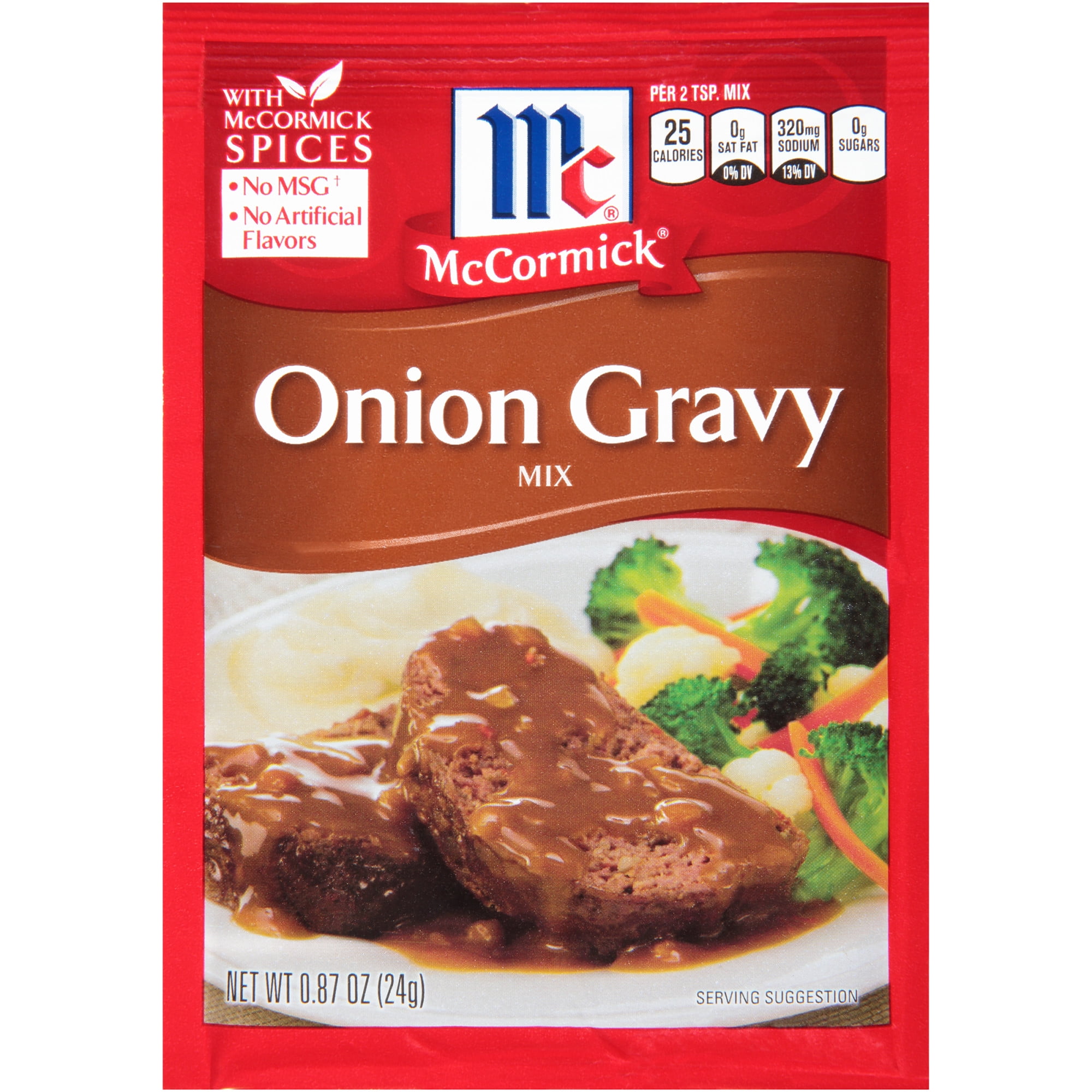 McCormick Onion Gravy Mix, 0.87 oz