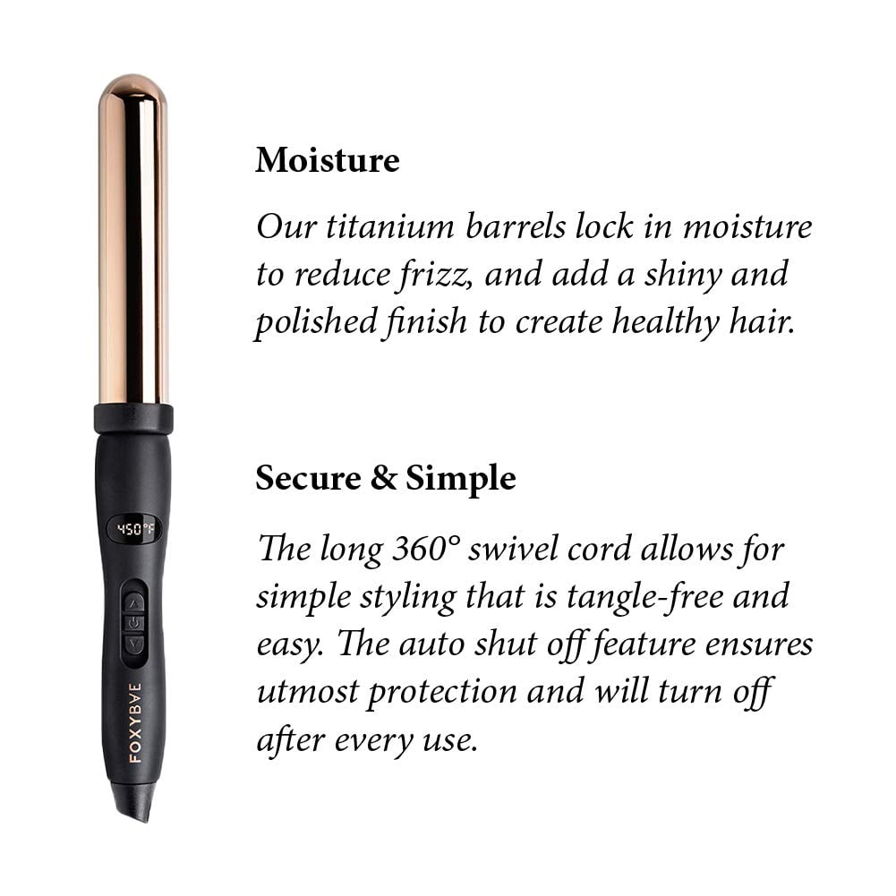 foxybae wanderlux 32mm curling wand