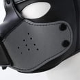 thumbnail image 5 of Máscara para perro, látex suave, máscara para perro, máscara para cachorro, máscara de cuero negro para perro con orejas, juego de rol, máscara de cabeza completa, 5 of 5