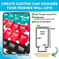 thumbnail image 3 of Fundas para enfriador de latas TahoeBay Slim (Paquete de 25), 3 of 6