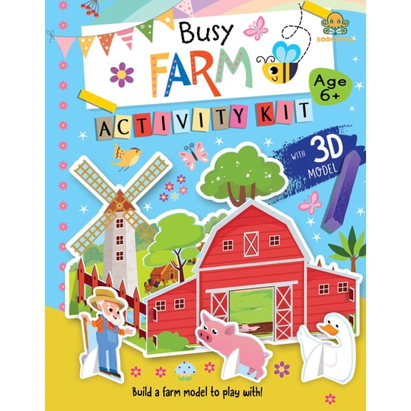 Build It Kit At the Busy Farm: Activity Kit, (Board Book)