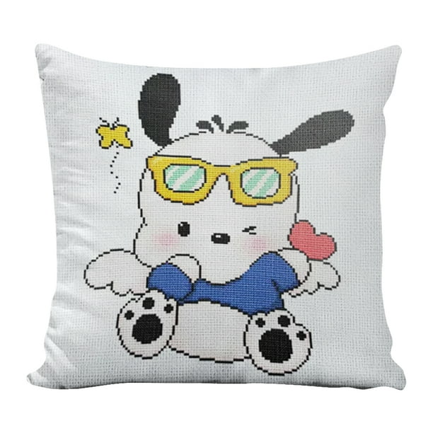 Kit para Almohadas Punto Cruz Hilo Algodón Ecológico 11CT Dibujos Animados 40x40cm