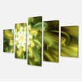 thumbnail image 2 of Dance of Yellow Fractal Petals - Impression sur Toile Florale, 2 of 3
