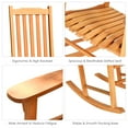 thumbnail image 3 of Outdoor Rocking Chair Single Rocker for Patio Deck, 3 of 8