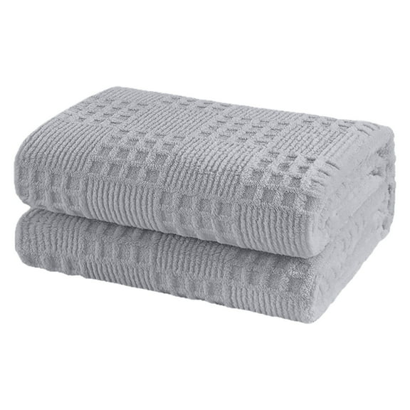 Cotton Weave Throw Blanket, Lightweight Breathable Summer Cover for Couch, Bed & Sofa, Stylish Woven Texture Décor, Perfect Gift for Students & New Homes