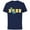 Navy, variant on Disney and Pixar’s Up Carl and Dug 2022 - Short Sleeve Cotton T-Shirt for Adults - Customized-White