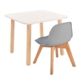 thumbnail image 1 of Mesa Cuadrada - Silla Frankfurt (Gris Barniz), 1 of 1