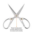 thumbnail image 5 of Uxcell 5.3" Stainless Steel Vintage Mini Scissors for Embroidery Cross Stitch Sewing Silver, 5 of 6