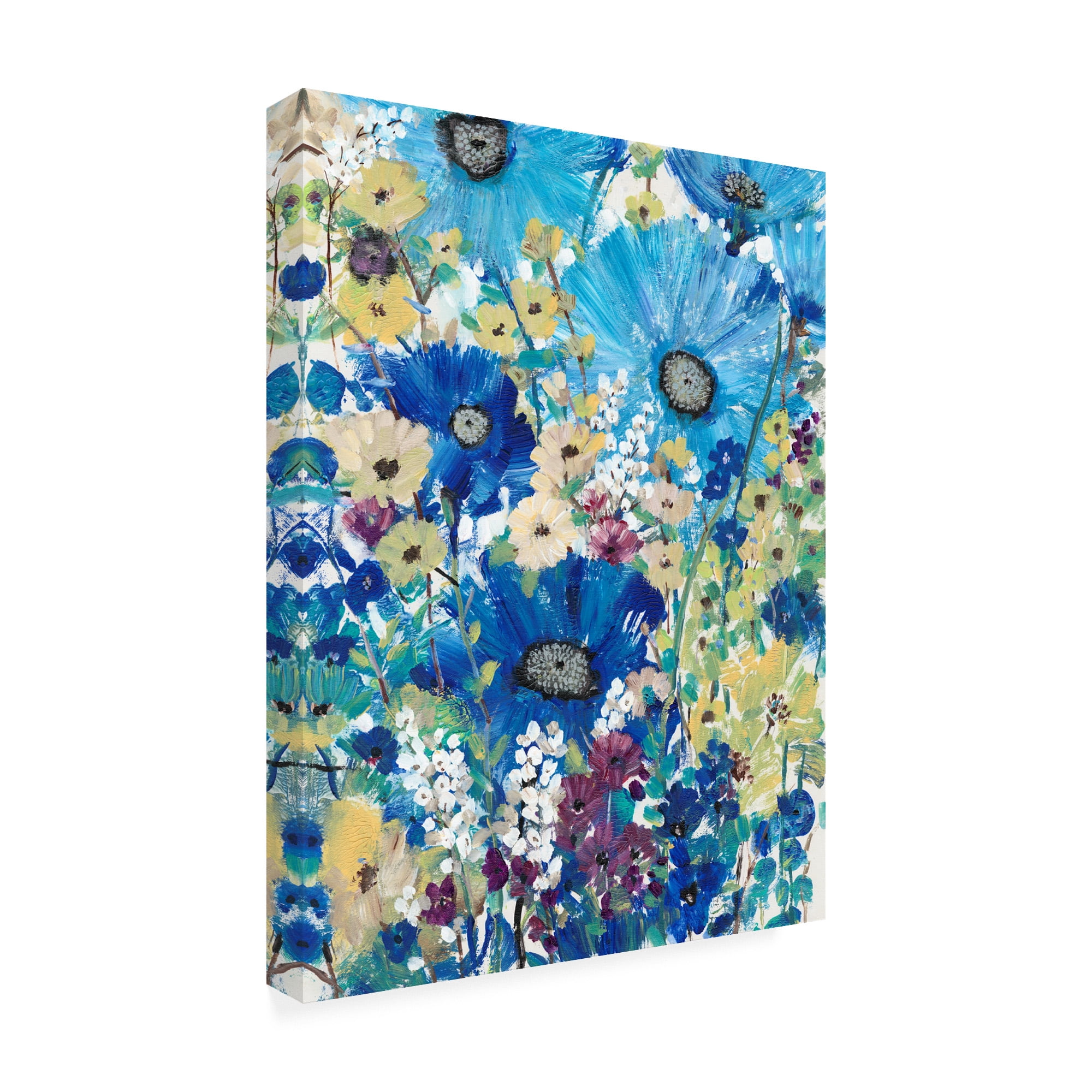 Trademark Fine Art 'Garden Blues I' Canvas Art by Tim OToole