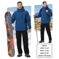 thumbnail image 6 of Xidunhg Men's Winter Skiing Jackets Water Resistant Warm Fleece Coats Parka Raincoats Snowboard Jacket with Hood Multi-Pocket Blue XL, 6 of 14