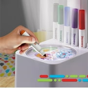 Discovery Kids Art Projector with Six Dry Erase Markers and 10 Reusable Drawing Discs, Draw on Reusable Transparent Sheets, Magnify and Project Art onto Ceilings, Walls, and More