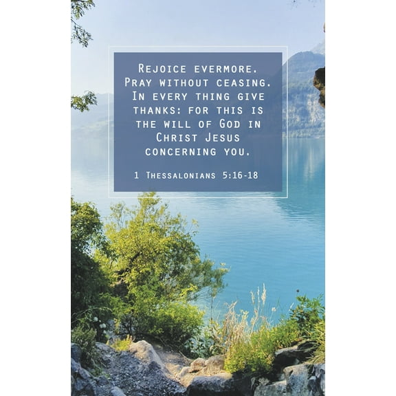 General Worship Bulletin: Concerning You (Package of 100): 1thessaloians 5:16-18 (Kjv), (Paperback)