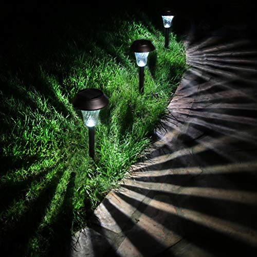 9 LED Solar Buried Lamp Under Ground Lights Outdoor Path Way Decor Blue 