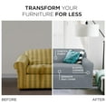 thumbnail image 3 of Zenna Home Pixel Stretch 2 Piece Chair Furniture Cover Slipcover, 3 of 9