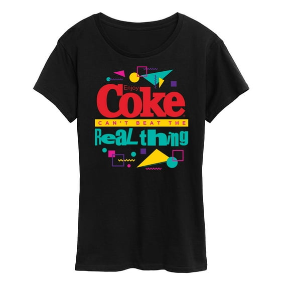 Coca-Cola - Retro - Coke Can't Beat The Real Things - Women's Short Sleeve Graphic T-Shirt