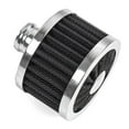 thumbnail image 1 of 23Mm Car Air Filter Cold Air Intake Filter High Flow Vent Valve Cover Breather Black Mingyiq, 1 of 9