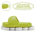 thumbnail image 2 of Pillow Slippers for Women Men Non-Slip Quick Drying Bathroom Shower Sandals Thick Sole Cloud Slides Indoor & Outdoor, 2 of 7