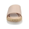 thumbnail image 6 of Journee Womens Rosey Wedge Heel Espadrille Sandals, Widths Available, 6 of 9