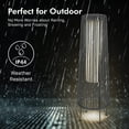 thumbnail image 6 of Simenmax Dusk till Dawn Outdoor Floor Solar Light, Light Brown, 6 of 8