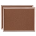 thumbnail image 1 of Bangcool 2PCS Cork Bulletin Board Set Hanging Message Corkboard Cork Memo Board for Wall, 1 of 10