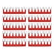 thumbnail image 2 of Tira de Terminales Tipo Horquilla de 10 Uds Tira de Terminales de Bloque de Puente Ignífugo de 3 Tamaños de 400V 15A para Alimentación de la Industria de Electrodomésticos, 2 of 8