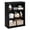 Black, variant on COZONY 5-Tier Farmhouse Bookcase, Wooden Bookshelf with Storage, 67" Tall for Living Room, Office, Bedroom, Gark cherry