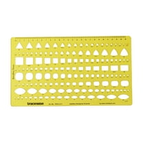 Traceease Jewelry Templates For Trillion/Square/Marquise Gemstone Shape Guide Drafting Tools Jewellery Designing Stencils