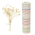 thumbnail image 4 of Cinta Adhesiva Washi ANGGREK Cinta Adhesiva De Colores 19 Piezas Multiusos Para álbumes De Recortes IJ1211, 4 of 8