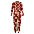 thumbnail image 5 of Lindreshi Womens 2 Piece Lounge Sets Women's Christmas Fashion Long Sleeve Casual Set, 5 of 6