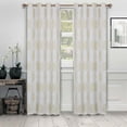 thumbnail image 6 of Superior Ribbon Blackout Curtains, Grommet Header, Set of 2, 52" x 108", Ivory, 6 of 6