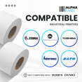 thumbnail image 4 of [4 Rolls, 4000 Labels] Alpha Label - 4" x 6" Direct Thermal Labels, 3” Core, No Ribbon Required, Made in Canada, 4 of 7