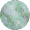 thumbnail image 2 of Addison Rugs Mayfield Premium Machine Washable Transitional Abstract Seafoam Round Rug, 8' x 8', 2 of 6